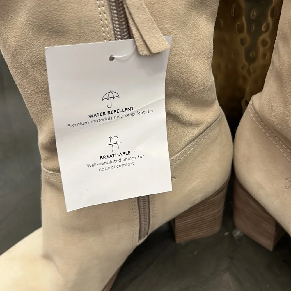 NATURALIZER Kyrie Water-Resistant Over-the-Knee Boots (WIDE)